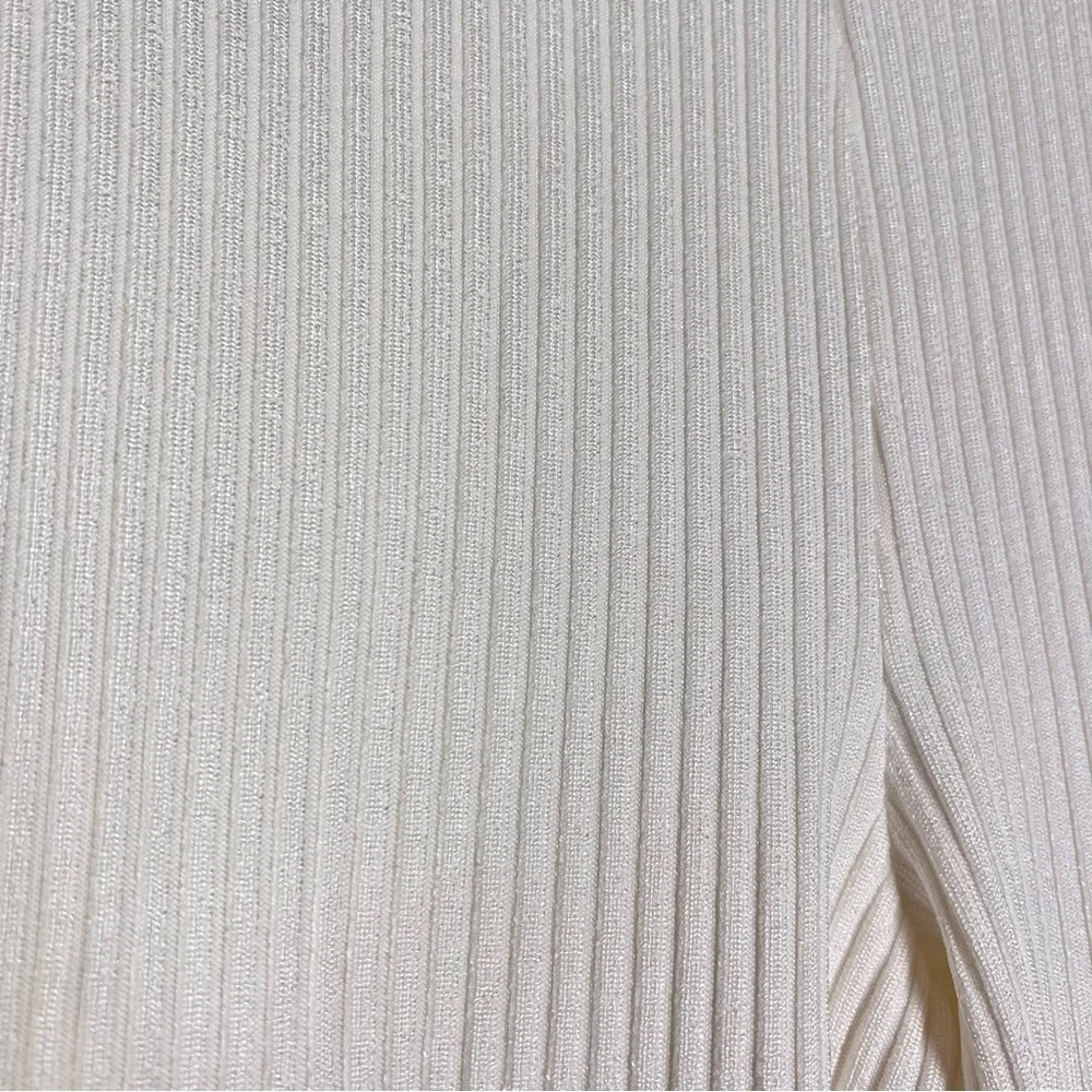 Wild Fable White Y2K Ribbed Knit Flare Lounge Pants – Size XXL NWOT